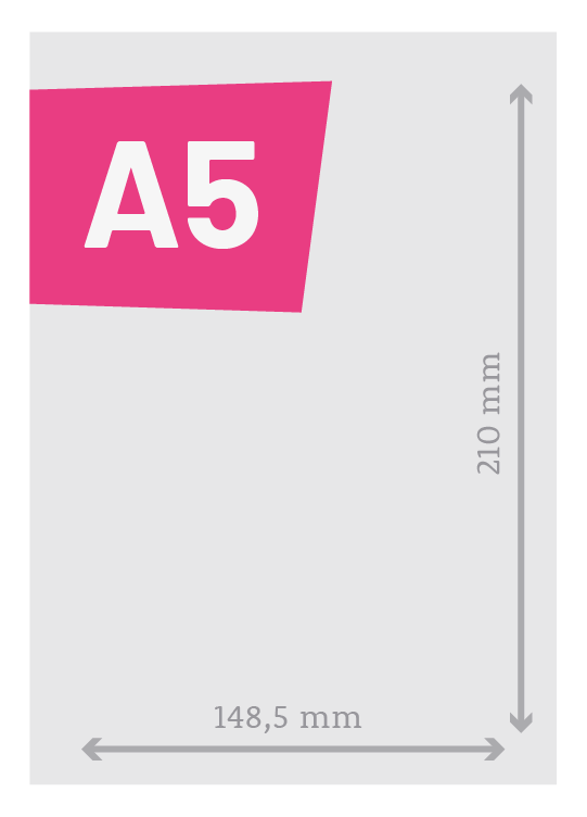 achtergrond Gehoorzaam test Hoe groot is het A5 papierformaat? | Print&Bind